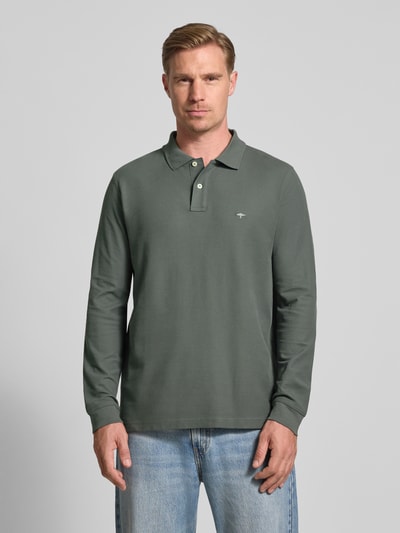 Fynch-Hatton Regular fit poloshirt met logostitching Antraciet - 4