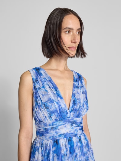 LACE & BEADS Cocktailkleid im Stufen-Look Blau 3