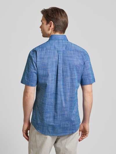 Fynch-Hatton Freizeithemd mit Button-Down-Kragen Modell 'Summer' Marine Melange 5