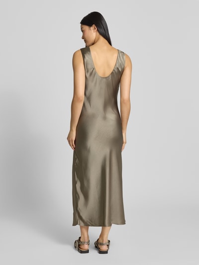 Samsøe Samsøe Sukienka midi bez rękawów model ‘SASUMMA’ Oliwkowy 5