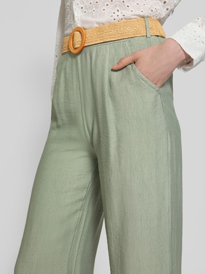 ZABAIONE Stoffhose mit Eingrifftaschen Khaki 3