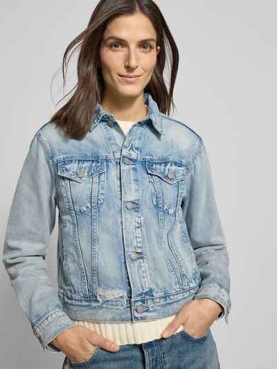 Polo Ralph Lauren Kurtka o kroju regular fit z imitacji denimu model ‘Classic’ Jasnoniebieski 3