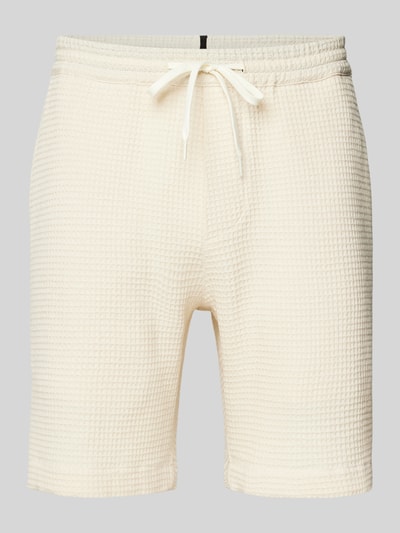 Strellson Regular Fit Shorts mit Strukturmuster Modell 'Hiro' Offwhite 2