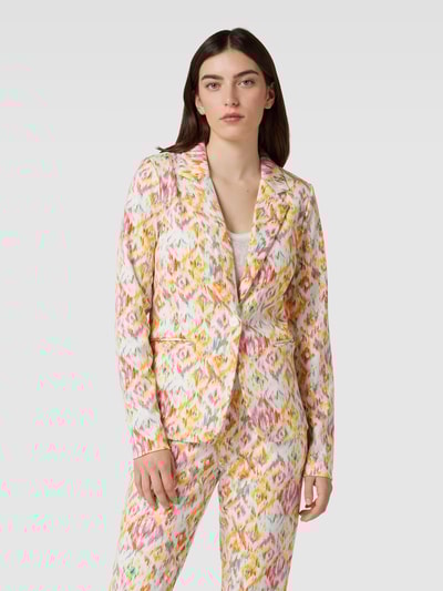 ICHI Blazer mit Allover-Muster Modell 'Kate' Mint 4