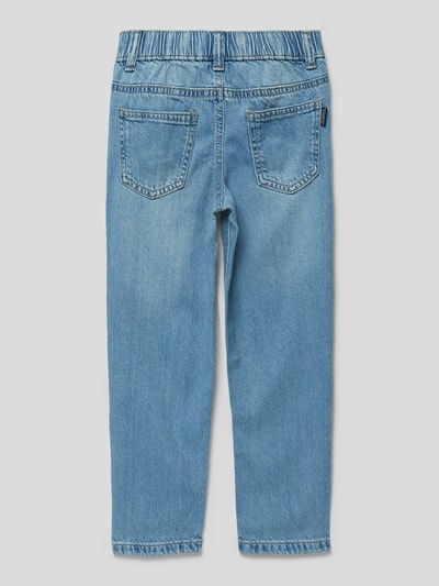 Name It Tapered fit jeans met labeldetail, model 'SYDNEY' Blauw - 3