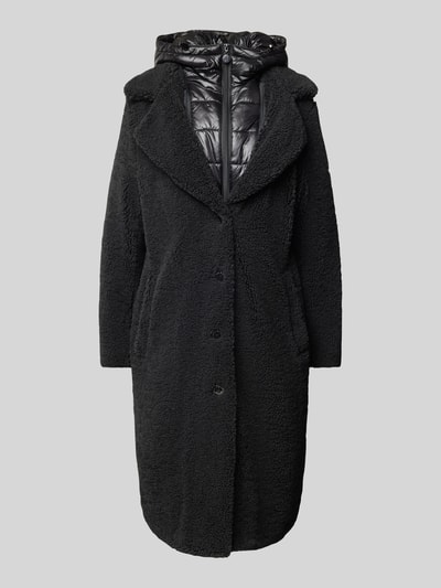 Frieda & Freddies Mantel im Double-Layer-Look Modell 'GINE' Black 2