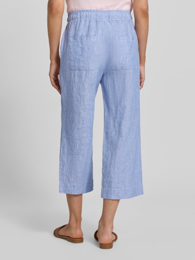 TONI Wide Leg Caprihose aus Leinen Modell 'PIA' Hellblau 5