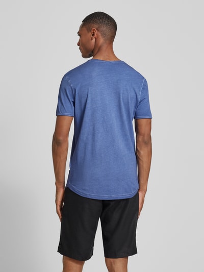 JOOP! Jeans T-shirt met ronde hals, model 'Clark' Blauw - 5