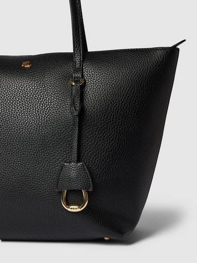 Lauren Ralph Lauren Tote Bag in Leder-Optik Modell 'KEATON' Black 3