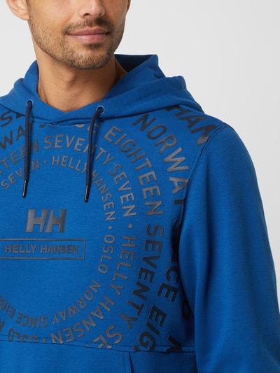 Helly Hansen Hoodie met logoprint Koningsblauw - 3