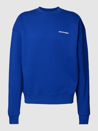 Pegador Oversized Sweatshirt mit Label-Print Royal 2