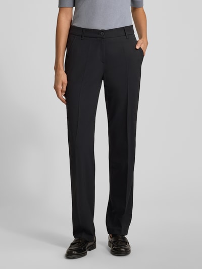 Brax Straight fit stoffen broek met schapenwol, model 'Maron'  - 4