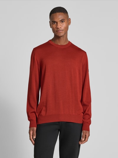 MAERZ Muenchen Gebreide pullover van merinowol Oranje - 4