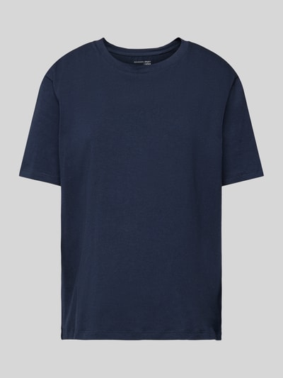 Schiesser T-shirt met ronde hals Donkerblauw - 1