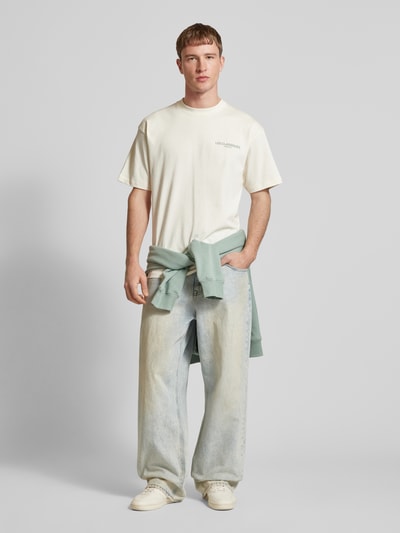 Only & Sons T-shirt met labelprint Offwhite - 1