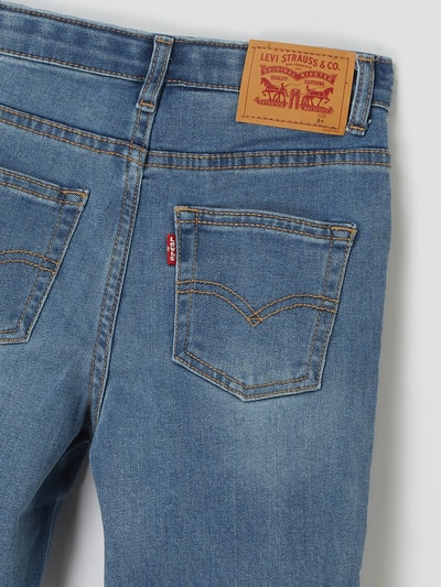 Levi’s® Kids Szorty jeansowe o kroju Slim Fit z dodatkiem streczu  Jeansowy niebieski 4