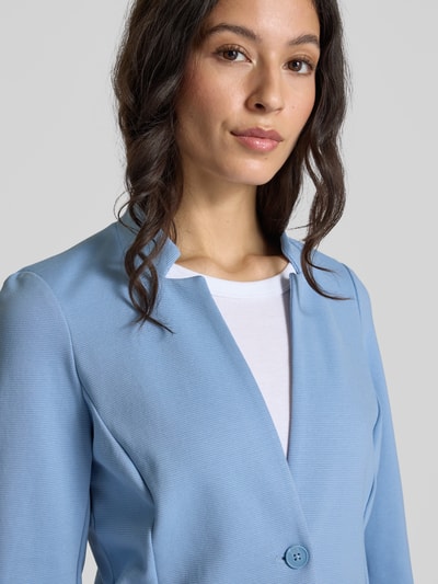 Tom Tailor Regular Fit Blazer mit Baumwoll-Anteil Hellblau 3