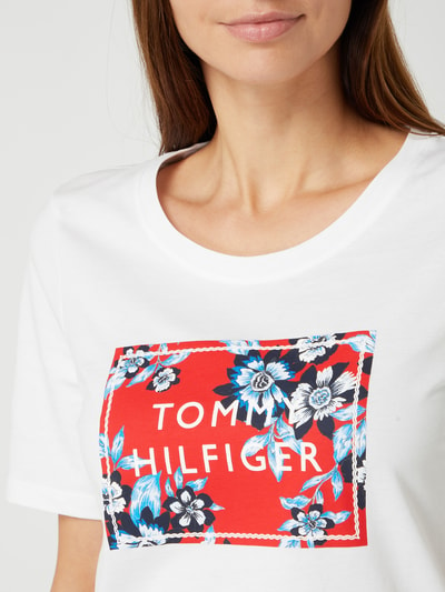 Tommy Hilfiger T-Shirt mit Logo-Print  Weiss 3