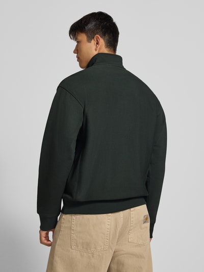 Carhartt Work In Progress Bluza o kroju relaxed fit z elastycznej mieszanki materiałów Ciemnozielony 5