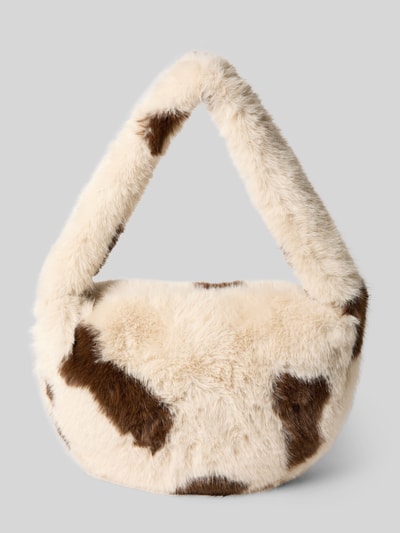 STUDIO NOOS Crossbody Bag mit Kunstfellbesatz Offwhite 4