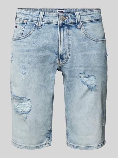 Tommy Jeans Korte regular fit jeans in 5-pocketmodel, model 'RONNIE' Lichtblauw - 2