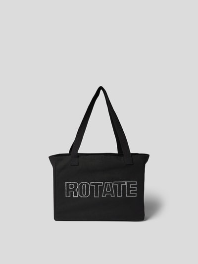 ROTATE Shopper mit Label-Applikation Black 2