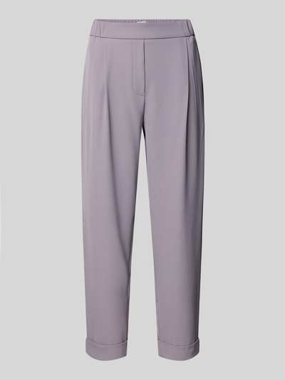 Jake*s Collection Tapered Fit Stoffhose mit Bundfalten Lavender 2