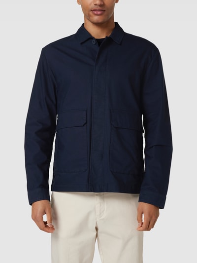 Esprit Collection Overhemdjack met knoopsluiting Marineblauw - 4