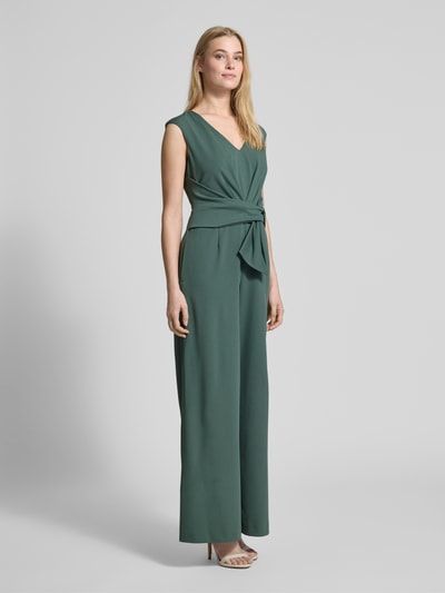 Vera Mont Jumpsuit met knoopdetail Groen - 1