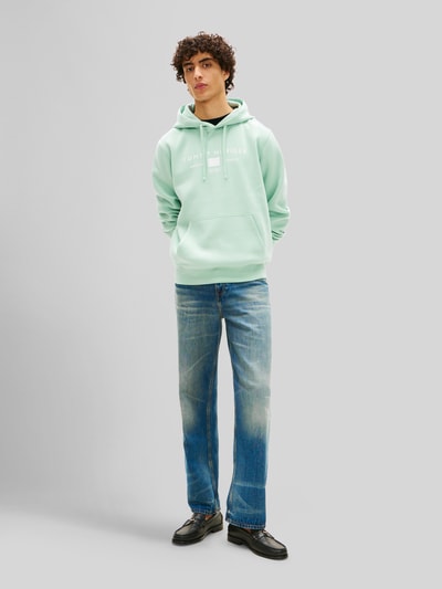 Tommy Hilfiger Regular Fit Hoodie mit Logo-Print Mint 1