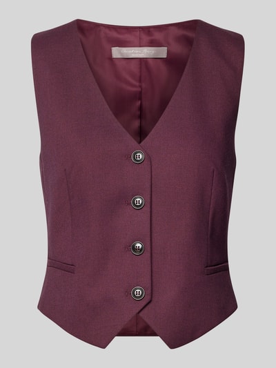 Christian Berg Woman Selection Gilet met V-hals Prune - 2