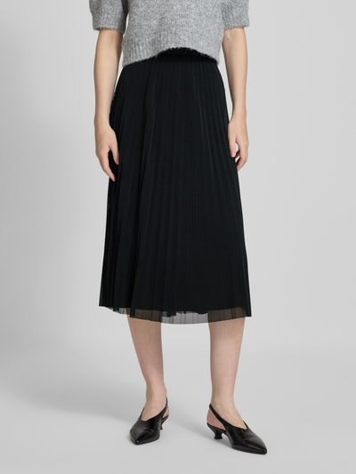 comma Midirock mit Logo-Stitching Black 4