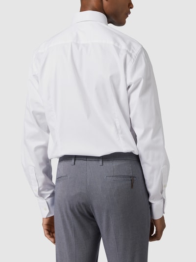 Eton Regular Fit Business-Hemd aus Twill Weiss 5