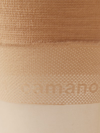 camano Kniestrümpfe mit Label-Detail Sand 2