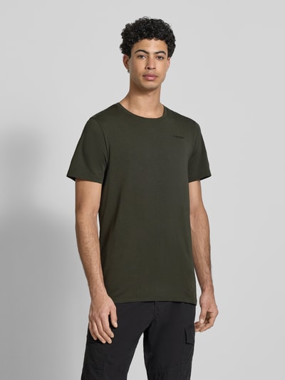 G-Star RAW Slim Fit T-Shirt mit Logo-Stitching Anthrazit 4