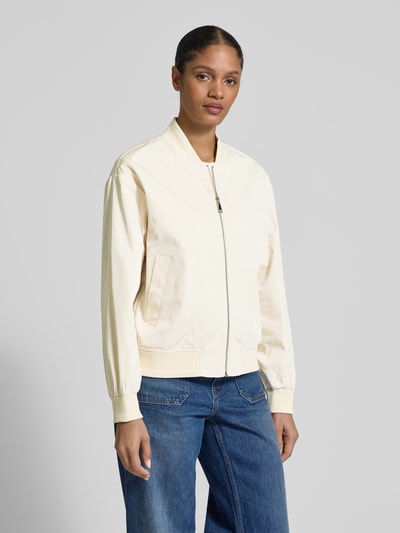 s.Oliver RED LABEL Relaxed Fit Blouson mit Rippbündchen Beige 4
