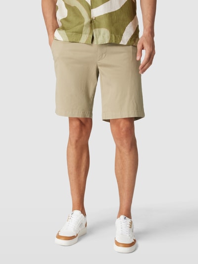 Tommy Hilfiger Chino-Shorts mit französischen Eingrifftaschen Modell 'BROOKLYN' Khaki 4