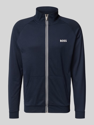 BOSS Regular Fit Sweatjacke aus reiner Baumwolle Modell 'AUTHENTIC' Marine 2