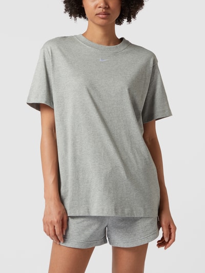 Nike T-Shirt mit Brand-Detail Hellgrau Melange 4