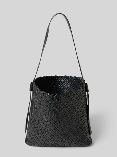 Tommy Hilfiger Shopper met grof geweven motief Zwart - 4