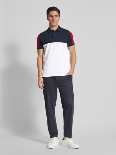 Tommy Hilfiger Regular Fit Poloshirt aus Baumwoll-Mix Weiss 1