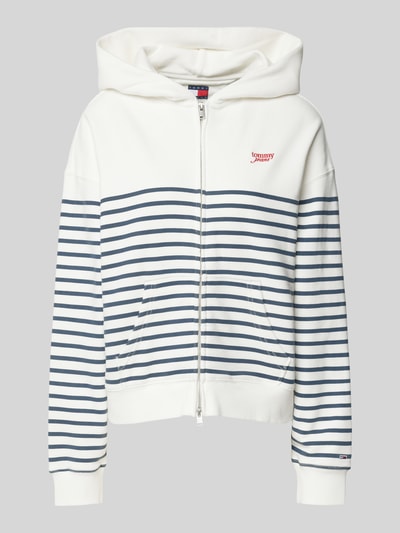 Tommy Jeans Sweatjack met labelstitching Ecru - 2