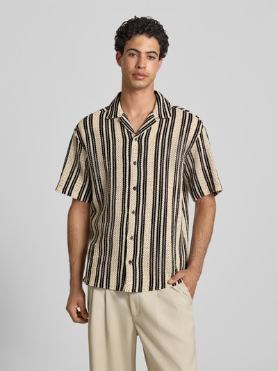 ONLY & SONS regular fit vrijetijdsoverhemd van katoenmix model 'DANI' Zwart - 4