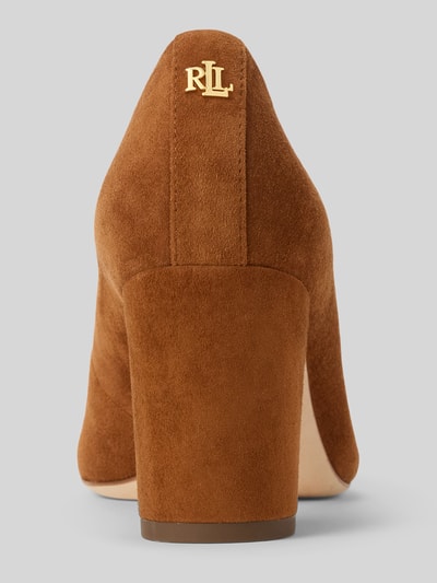 Lauren Ralph Lauren Pumps aus echtem Leder mit Logo-Detail Cognac 4