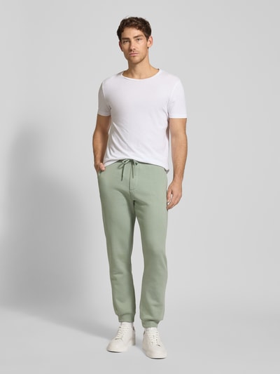 MCNEAL Loose fit sweatpants met katoen Lindegroen - 1