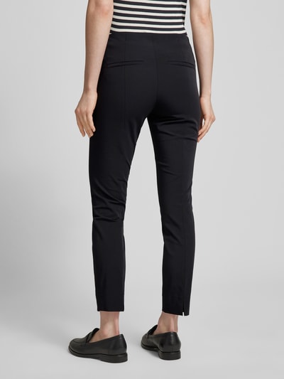 Cambio Slim fit broek met knoopsluiting, model 'SUMMER' Zwart - 5