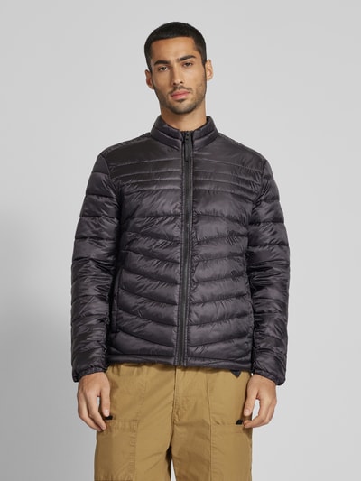 Jack & Jones Steppjacke mit Stehkragen Modell 'EHERO' Black 4