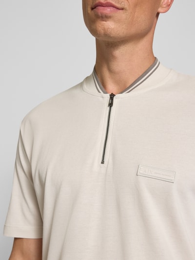 ARMANI EXCHANGE Poloshirt met korte ritssluiting Offwhite - 3
