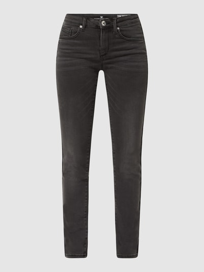 Tom Tailor Slim Fit Jeans mit Stretch-Anteil Modell 'Alexa' Anthrazit 2