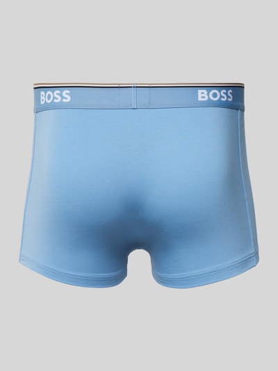 BOSS Trunks mit elastischem Label-Bund Modell 'Power' im 3er-Pack Blau 3